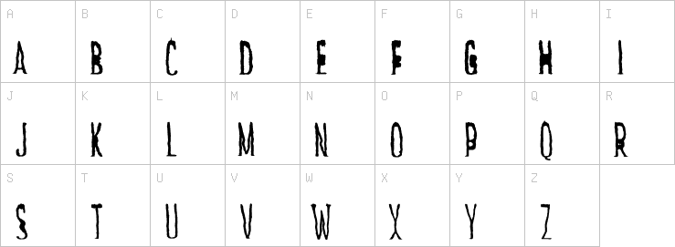 Uppercase characters