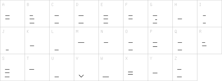 Uppercase characters