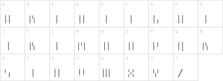 Uppercase characters