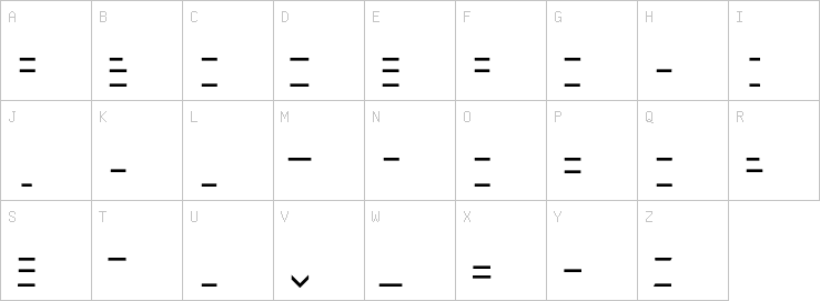 Uppercase characters