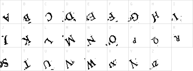 Uppercase characters
