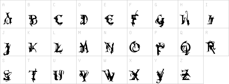 Uppercase characters