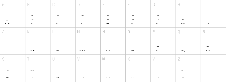 Uppercase characters