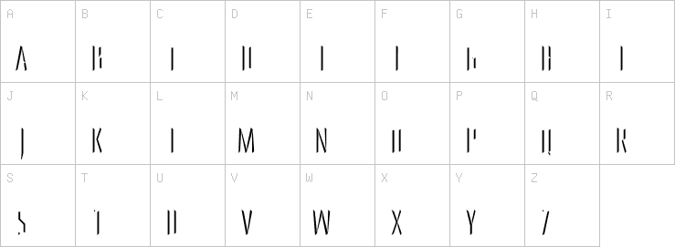 Uppercase characters