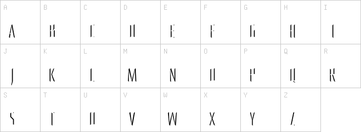 Uppercase characters