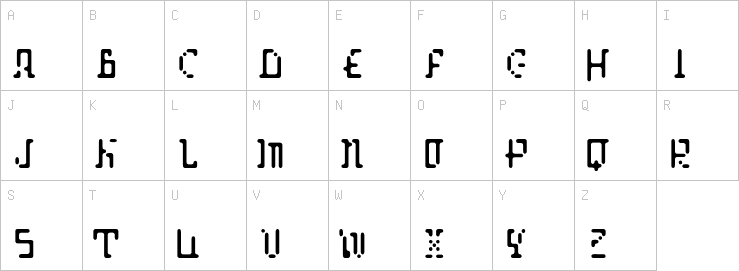 Uppercase characters