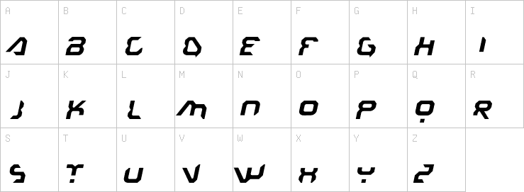 Uppercase characters