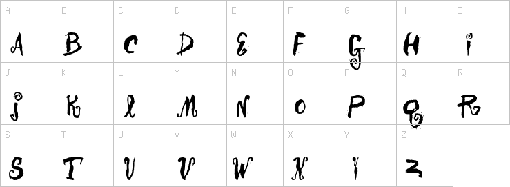 Uppercase characters