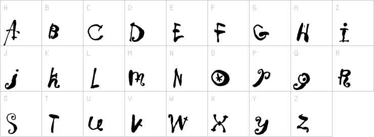 Uppercase characters