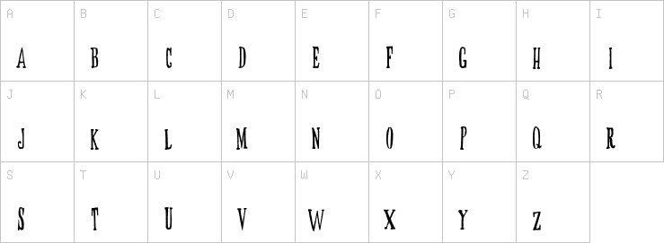 Uppercase characters