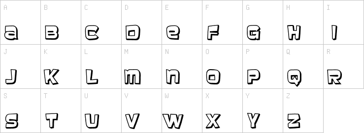 Uppercase characters