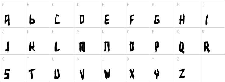 Uppercase characters