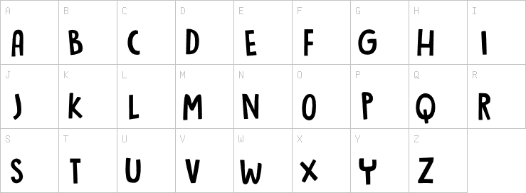 Uppercase characters