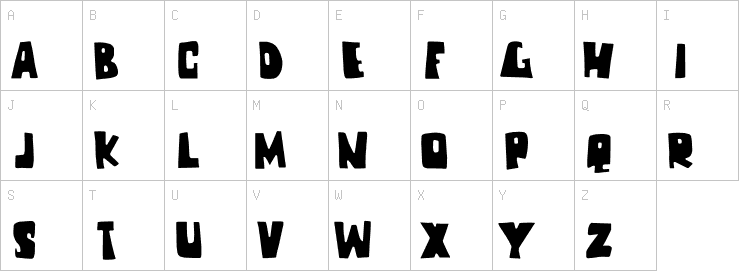 Uppercase characters