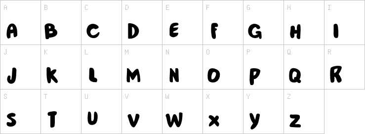 Uppercase characters