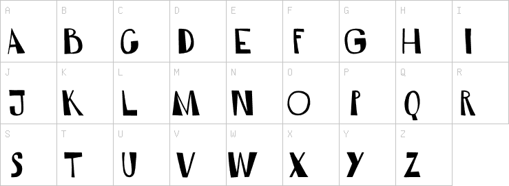 Uppercase characters