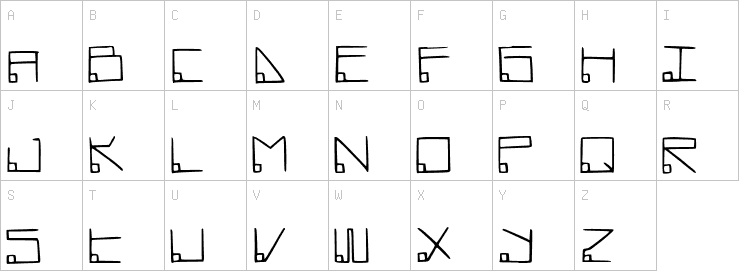 Uppercase characters