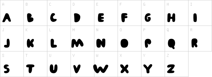 Uppercase characters