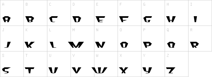 Uppercase characters