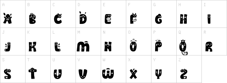 Uppercase characters