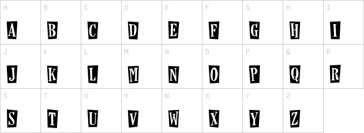 Uppercase characters