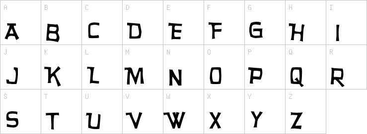 Uppercase characters