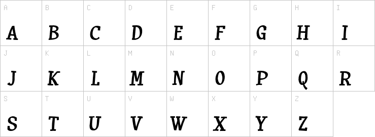 Uppercase characters