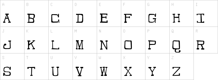Uppercase characters