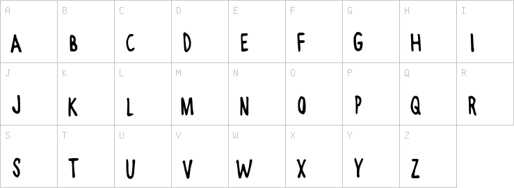 Uppercase characters
