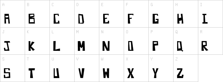 Uppercase characters