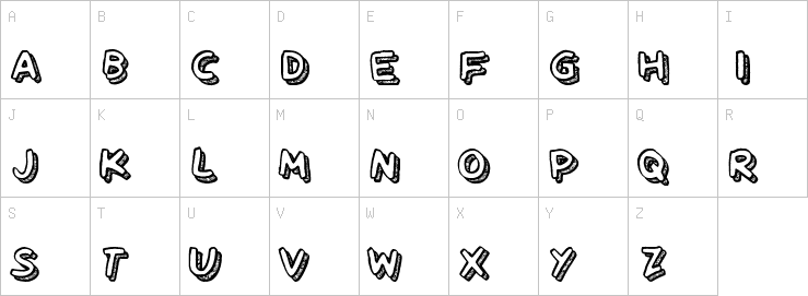 Uppercase characters