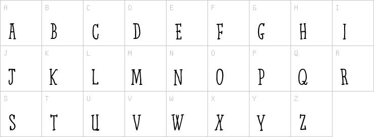 Uppercase characters