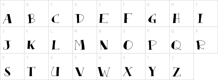 Uppercase characters