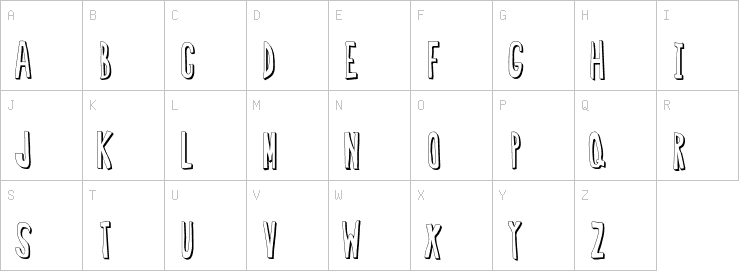 Uppercase characters