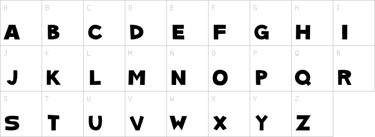 Uppercase characters