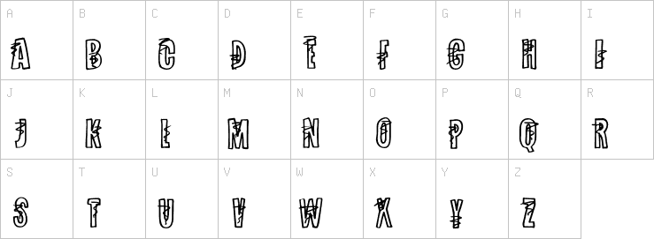 Uppercase characters