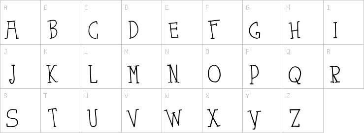 Uppercase characters