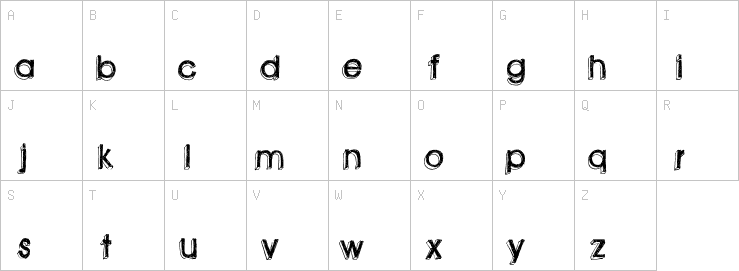 Uppercase characters