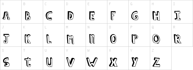 Uppercase characters