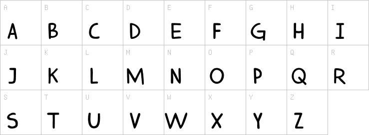 Uppercase characters