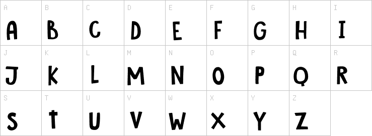 Uppercase characters