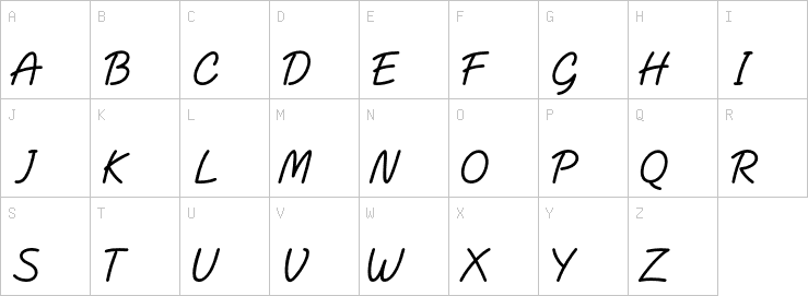 Uppercase characters
