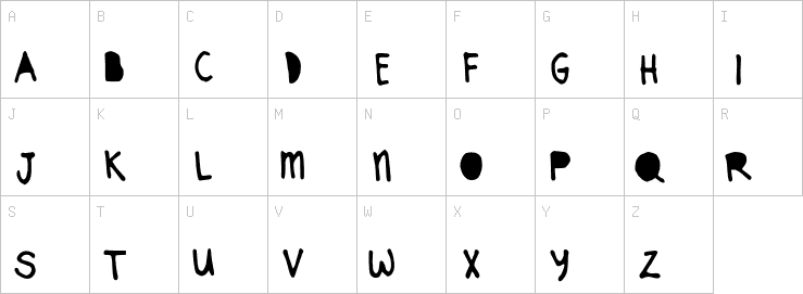 Uppercase characters