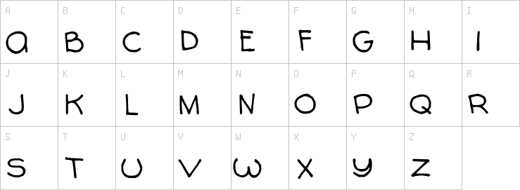 Uppercase characters