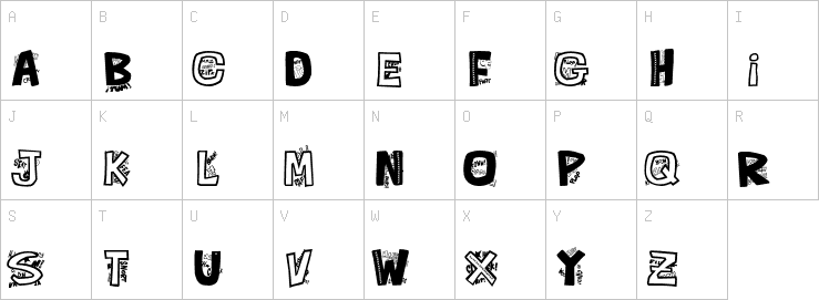 Uppercase characters