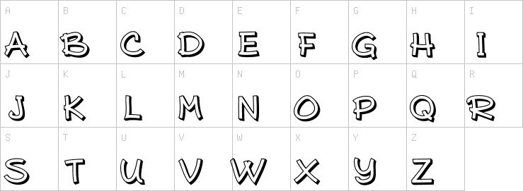 Uppercase characters