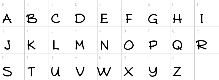 Uppercase characters