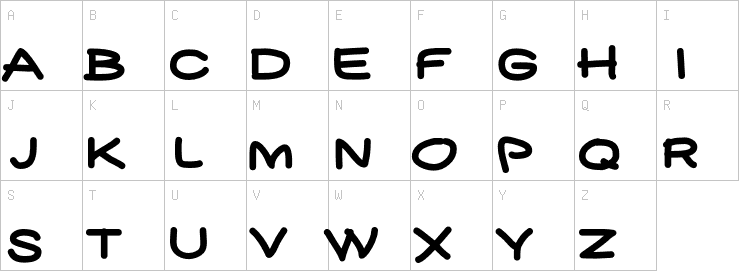 Uppercase characters