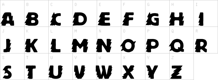 Uppercase characters