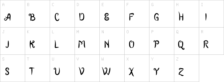 Uppercase characters